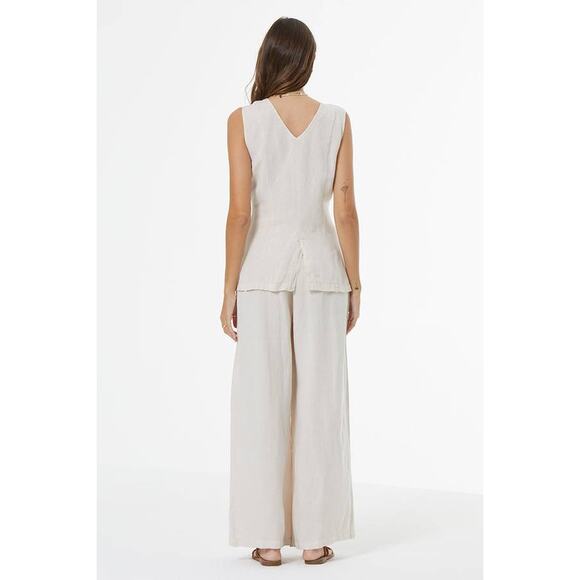 Young Fabulous & Broke Loa Vest in Seasalt S - Picture 3 of 4